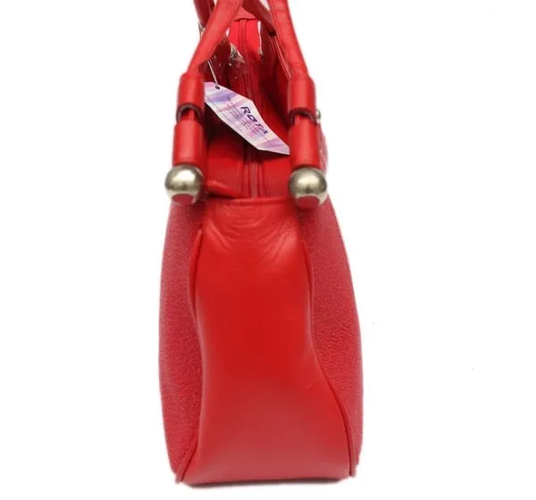 Women's Red Authentic Exotic Stingray Genuine Cow Leather Handbag