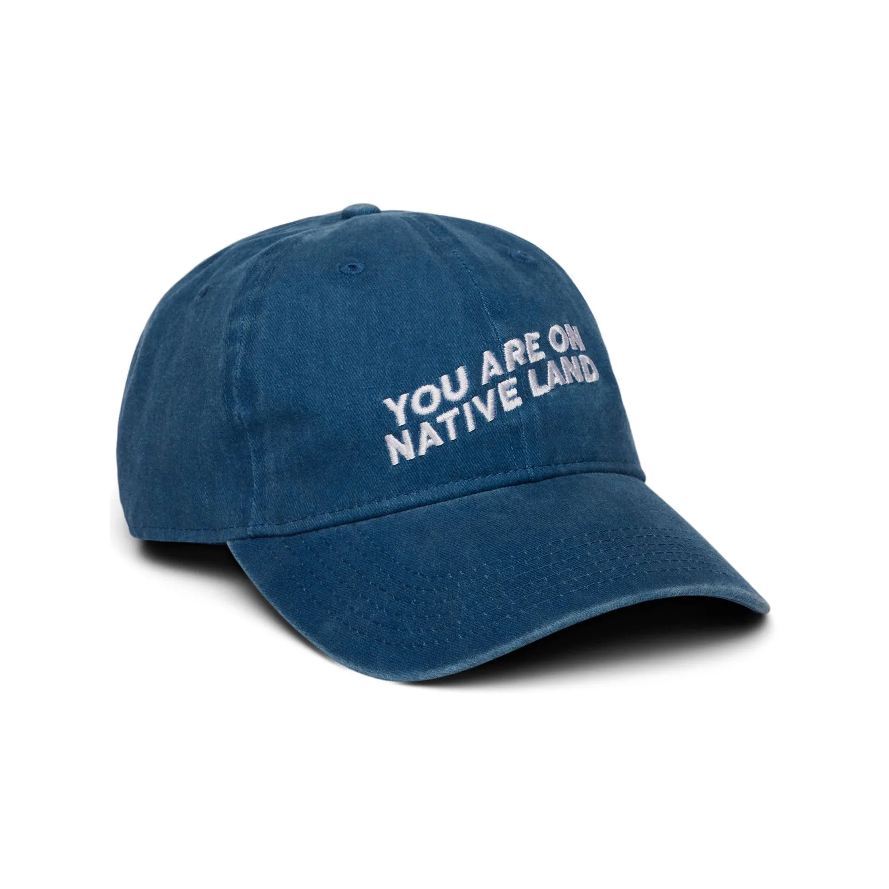 'You Are On Native Land' Hat - Navy